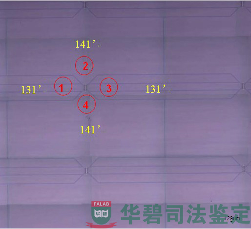 检材绝缘性能检测位置示意图